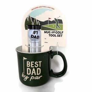 Eccolo Best Dad By Par Golf Ceramic Mug